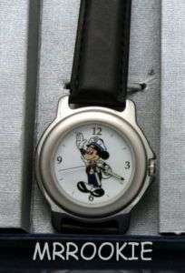 DISNEY Limited Ed Security Guard Mickey Mouse WATCH NEW  