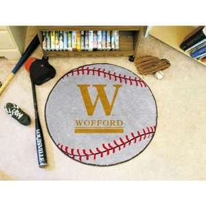  Wofford Terriers NCAA Baseball Round Floor Mat (29 