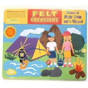  Felt Creations Felt Picture Set   Camping Toys & Games
