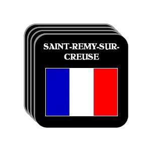  France   SAINT REMY SUR CREUSE Set of 4 Mini Mousepad 