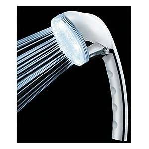   Showerhead with Seven Color Changing LED Lights