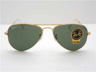 Ray Ban 3044 L0207 52 Small Aviator Gold New Authentic  