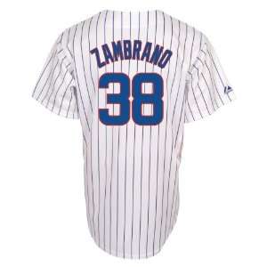  MLB Carlos Zambrano Chicago Cubs Youth Replica Home Jersey 