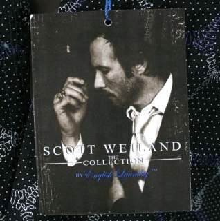 ENGLISH LAUNDRY Scott Weiland mens CA Highway black shirt embroidered 