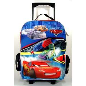   Cars Backpack ~ Large Full Size Rolling with Wheels