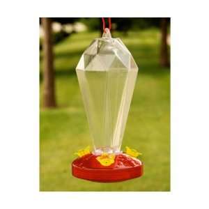  Crystal Tower HummingBird Feeder w/EZ View Base   24 oz 