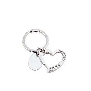   Key Chain with Crystals   Free Engraving & Shipping