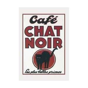  Caf Chat Noir 12x18 Giclee on canvas