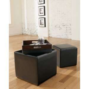  Cubit   Black Ottoman