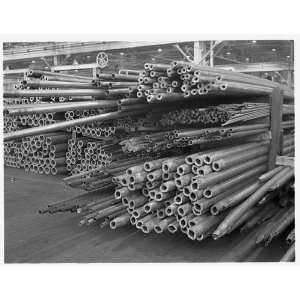   of partially completed lengths of seamless copper tube