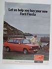 retro vintage magazine advert 1977 ford fiesta motor credit company 