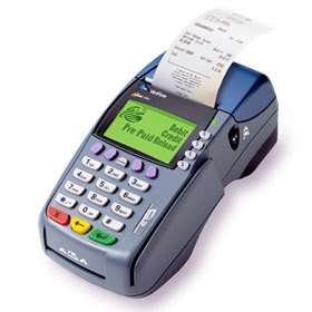 VeriFone Omni 3750 3MEG Dial Credit Card Terminal  