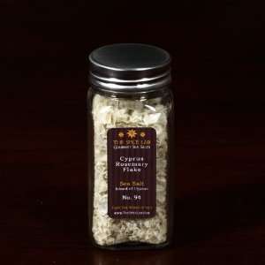 Rosemary Cyprus Flake Finishing Sea Salt   in Spice Bottle   Island of 