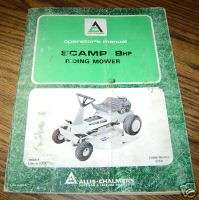 Allis Chalmers Scamp Riding Mower Operators Manual ac  