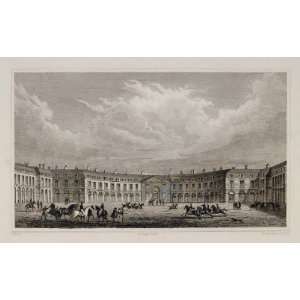  1831 Ecuries du Roi Royal Stables Versailles Engraving 