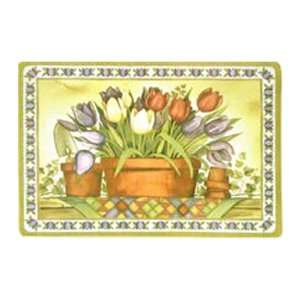  Spring Tulips Decorative Padded Mat