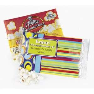 Personalized Mini Popcorn Bags   Candy & Grocery & Gourmet Food