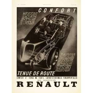   Vintage Car Automobile Chassis   Original Print Ad