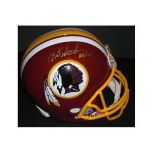 Art Monk Autographed Washington Redskins Full Size CUSTOM Helmet with 