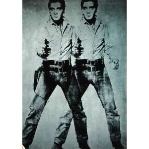 1970 Pop Art Andy Warhol Elvis Presley 1964 Gun Print   Original Print