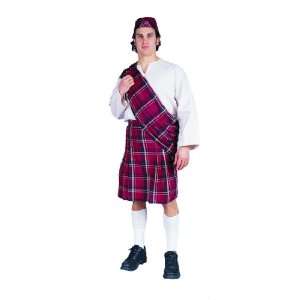 Adult Scottish Kilt Costume 