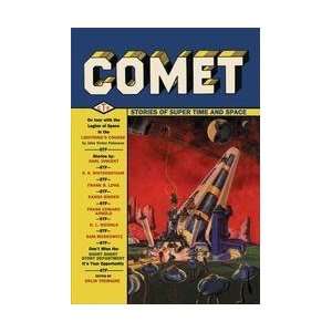 Comet Giant Space Gun 12x18 Giclee on canvas 
