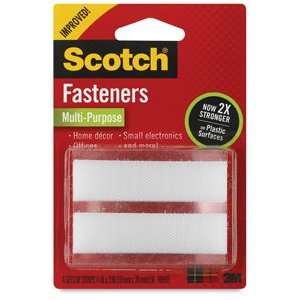  Scotch Reclosable Fasteners   3/4 x 3, 4 Sets, White 