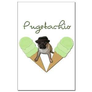  Pugstachio Funny Mini Poster Print by  Patio 