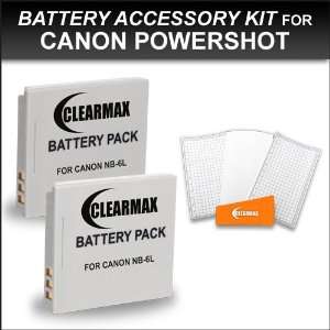  Power Kit for Canon Powershot D10, D20, SX240 HS, SX260 HS, Canon 