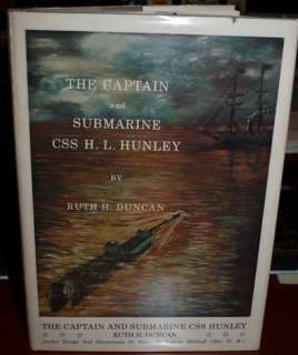 LIMITED SIGNED FIRST EDITION CSS H.L. Hunley Submarine  