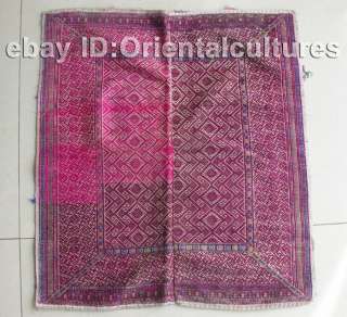 Chinese Minority Peoples old Hand Embroidery blanket  