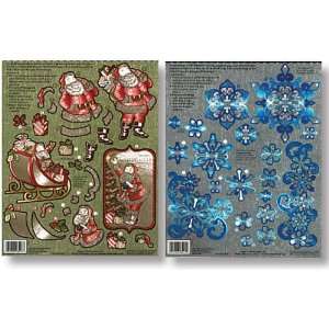   Hot Off The Press   All 4 New Foil Papier Tole Arts, Crafts & Sewing