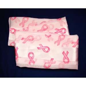   Breast Cancer Pink Ribbon Scarves   Pink (12 Scarves) 