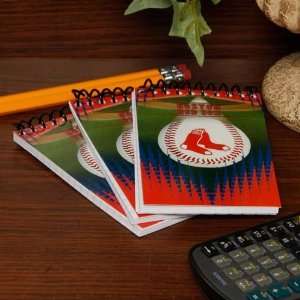  MLB Boston Red Sox 3 Pack Memo Books