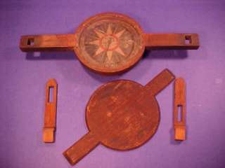 18th Century Thomas Greenough Wooden Surveyors Compass  