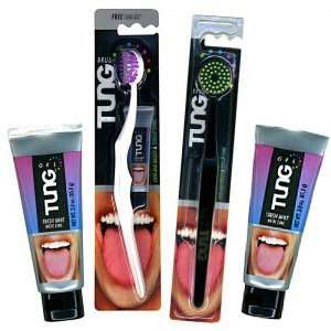  TUNG Brush & Gel   Tongue Cleaner   His/Her Pack Health 