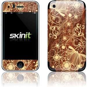  Floral Wood Mahogany skin for Apple iPhone 3G / 3GS 