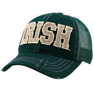 Zephyr Notre Dame Fighting Irish Green Ventura Adjustable Vintage Hat