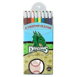  National Design Dayton Dragons 8 PC Twist Crayons Sports 