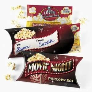 Movie Night Popcorn Boxes With Popcorn   Candy & Snack Foods