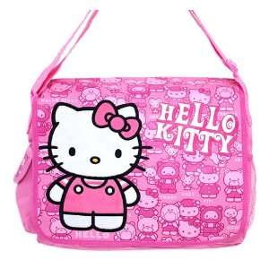  Sario Large 13 Inch Carry All Pink Hello Kitty Messenger 
