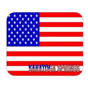  US Flag   Saratoga Springs, New York (NY) Mouse Pad 