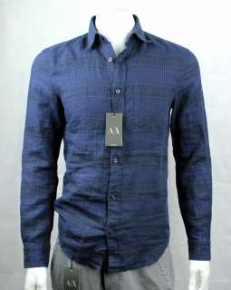 Armani Exchange AX Linen Print Shirt/Top  