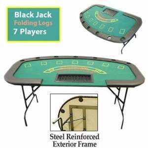   Professional Blackjack Table With Folding Legs