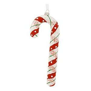  9 Glass Candy Cane Ornament