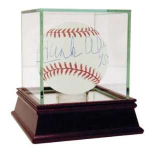 Hank Aaron Signed Baseball   with 755 Inscription   Autographed 
