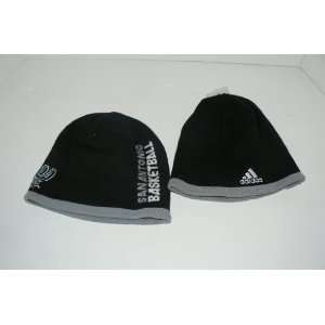  adidas San Antonio Spurs Black Official Team Knit Beanie 