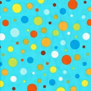  Aldo and zippy Quilt by P & B Textiles, colorful dots on 