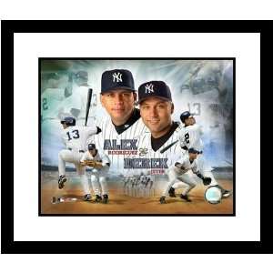  Alex Rodriguez and Derek Jeter New York Yankees MLB Framed 