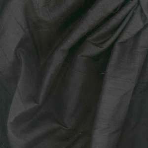   Dupioni Silk Raven Black Fabric By The Yard Arts, Crafts & Sewing